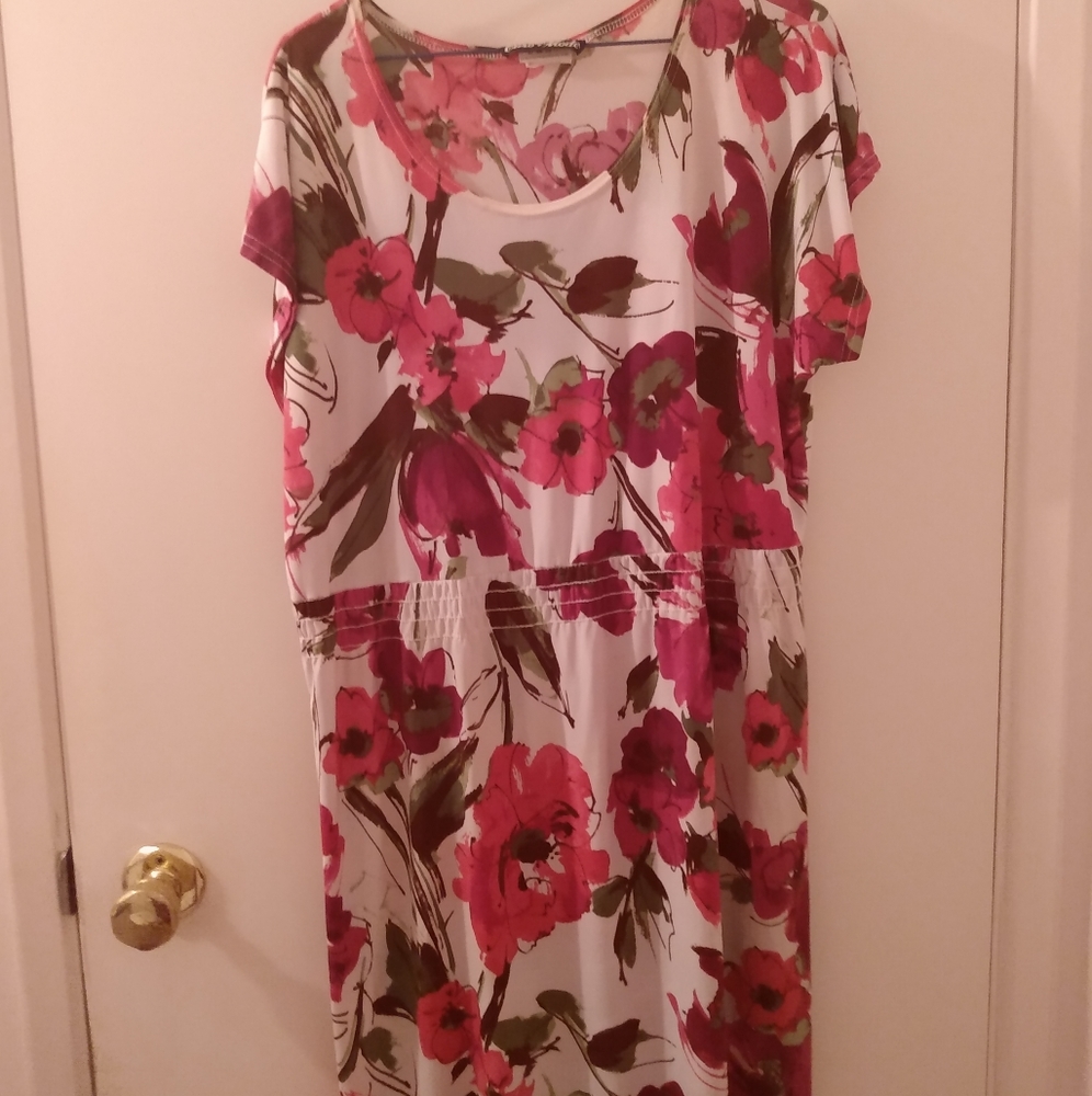 Pretty flower beach cover up/ dress